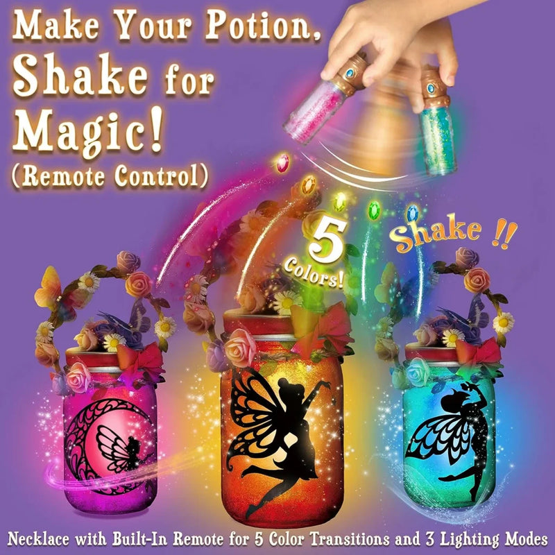 DIY Fairy Lantern Craft Kit for Kids with Remote Control