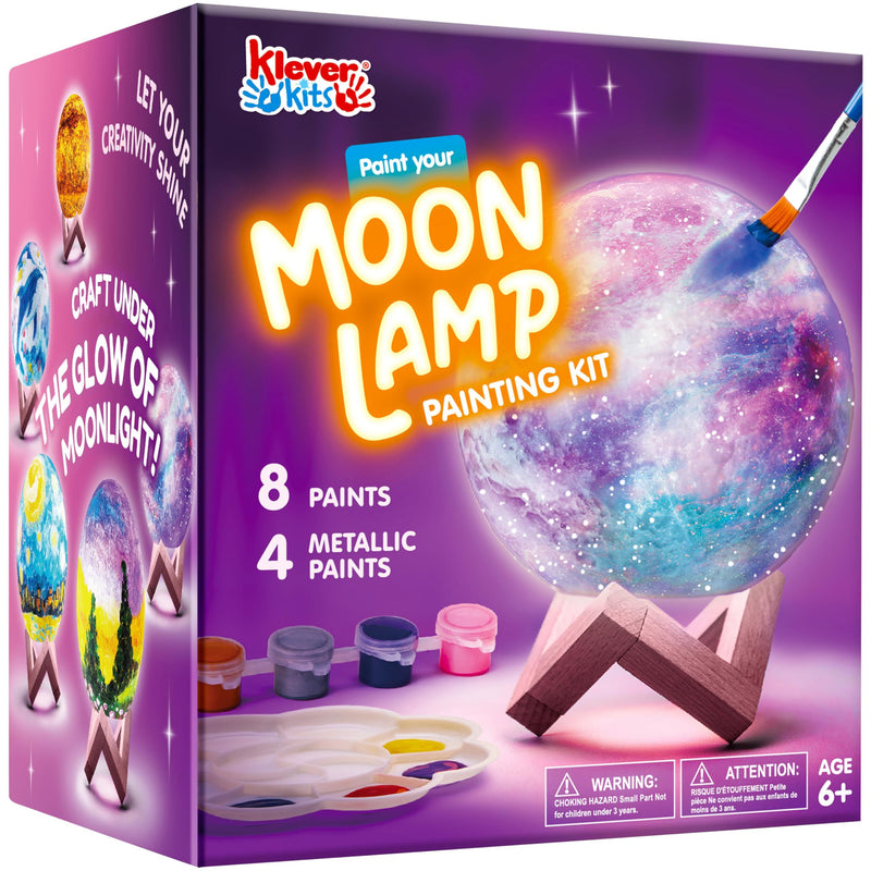 DIY 3D Moon Night Light, Moon Lamp Kit Galaxy Lamp Arts and Crafts Kit