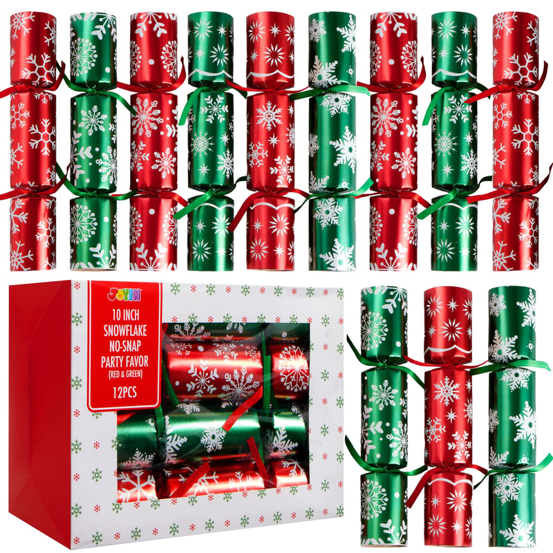 10in Christmas No Snap Party Favor (Red & Green)