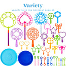 Giant Bubble Wand Toys with Tray Bulk, Large Bubble Maker