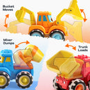 GlowRover 3 Pack Light Up Construction Monster Truck Toys