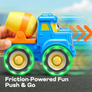 GlowRover 3 Pack Light Up Construction Monster Truck Toys