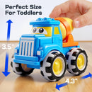 GlowRover 3 Pack Light Up Construction Monster Truck Toys