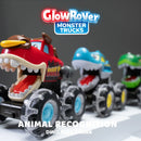 Glow Rover 3 Pack Monster Truck Toy Light-Up Cars for Toddlers