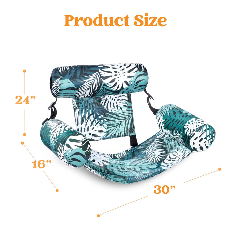 Leaves Inflatable Green Leaves Inflatable Pool Floats Lounge Chairs for Adult