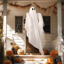 Halloween  47in Hanging Spooky White LED Light Ghost