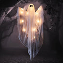 Halloween  47in Hanging Spooky White LED Light Ghost