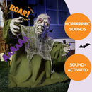 JOYIN Halloween Animated Zombie Groundbreaker with Movable Arms