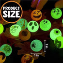 Halloween Character Glow in The Dark Bouncy Balls, 144 Pcs