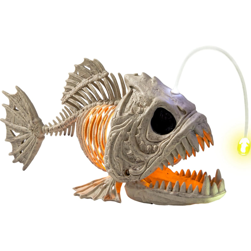 Halloween Skeleton Fish with LED Eye for Halloween Decoration