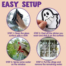 JOYIN Halloween Skeleton Window Clings Decorations for Windows Glass Walls