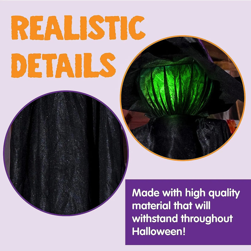 Halloween Witch Yard Decorations, 3 Pack