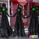 3 Pack 4.2 FT Halloween Witch Yard Decorations