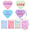 Valentine’s Day Heart Shape Soap - 12 Packs Heart Soap Bath Bomb with Cards