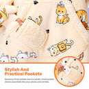 Adult Sherpa Wearable Blanket-Cat