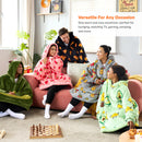 Adult Sherpa Wearable Blanket-Chicken nuggets and fries