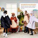 Adult Sherpa Wearable Blanket-Sloth Shape