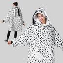 Adult Sherpa Wearable Blanket-Dalmatian Shape
