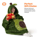 Adult Sherpa Wearable Blanket-Avocado Shape