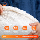 Adult Sherpa Wearable Blanket-Navy