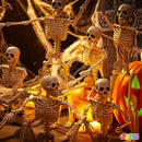 JOYIN 10 PCS 16 Inches Halloween Hanging Skeletons Full Body Skeletons