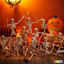 JOYIN 10 PCS 16 Inches Halloween Hanging Skeletons Full Body Skeletons