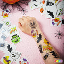 144 PCS Halloween Temporary Tattoos, 12 Designs Waterproof Fake Tattoos Stickers for Kids