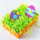 JOYIN 0.5LB Light Green Recyclable Easter Grass Crinkle Paper Shred