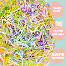 JOYIN 0.75LB Easter Plastic Grass - 6 Colors Shred Filler