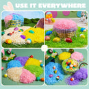 JOYIN 0.75LB Easter Plastic Grass - 6 Colors Shred Filler