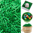 JOYIN 0.75 LB (12 Oz) Pure Green Easter Grass Crinkle Filler