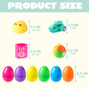 JOYIN 100 Pcs Prefilled Easter Eggs with Assorted Toys