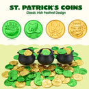 JOYIN 103 PCS St. Patrick's Day Cauldrons Set with Shamrock Coins