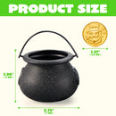 JOYIN 103 PCS St. Patrick's Day Cauldrons Set with Shamrock Coins