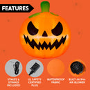 JOYIN 10FT Giant Inflatable Halloween Pumpkin with Built-in LED Lights