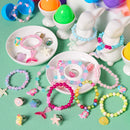 JOYIN 12 Pack Prefilled Easter Eggs with Beads Jewelry Toys