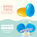 JOYIN 12 Pack Prefilled Easter Eggs with Beads Jewelry Toys