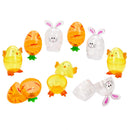 JOYIN 12 Pcs Bunny Shaped Fillable Easter Egg Shells
