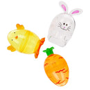 JOYIN 12 Pcs Bunny Shaped Fillable Easter Egg Shells