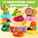 JOYIN 12 Pcs Cinco De Mayo Honeycomb Table Centerpiece
