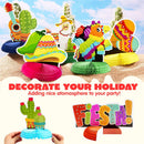 JOYIN 12 Pcs Cinco De Mayo Honeycomb Table Centerpiece