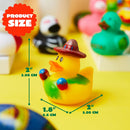 JOYIN 12 Pcs Mexican Fiesta Rubber Ducks