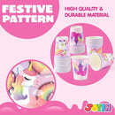 JOYIN 145 Pcs Unicorn Birthday Party Supplies with Unicorn Banner for Girls