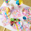 JOYIN 145 Pcs Unicorn Birthday Party Supplies with Unicorn Banner for Girls