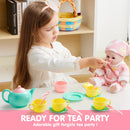 JOYIN 18PCS BPA-Free Pretend Tea Party Set for Kids