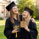 2026 Dark Blue Graduation Bracelet with Greeting Card and Gift Box for Women, Graduation Gifts