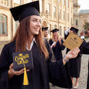 2026 Dark Blue Graduation Bracelet with Greeting Card and Gift Box for Women, Graduation Gifts