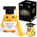 2026 Handmade Crochet Graduation Plush Duck for High School College Toddler Grad Gifts