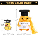 2026 Handmade Crochet Graduation Plush Duck for High School College Toddler Grad Gifts