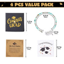 2026 Light Blue Graduation Bracelet with Greeting Card and Gift Box for Women, Graduation Gifts